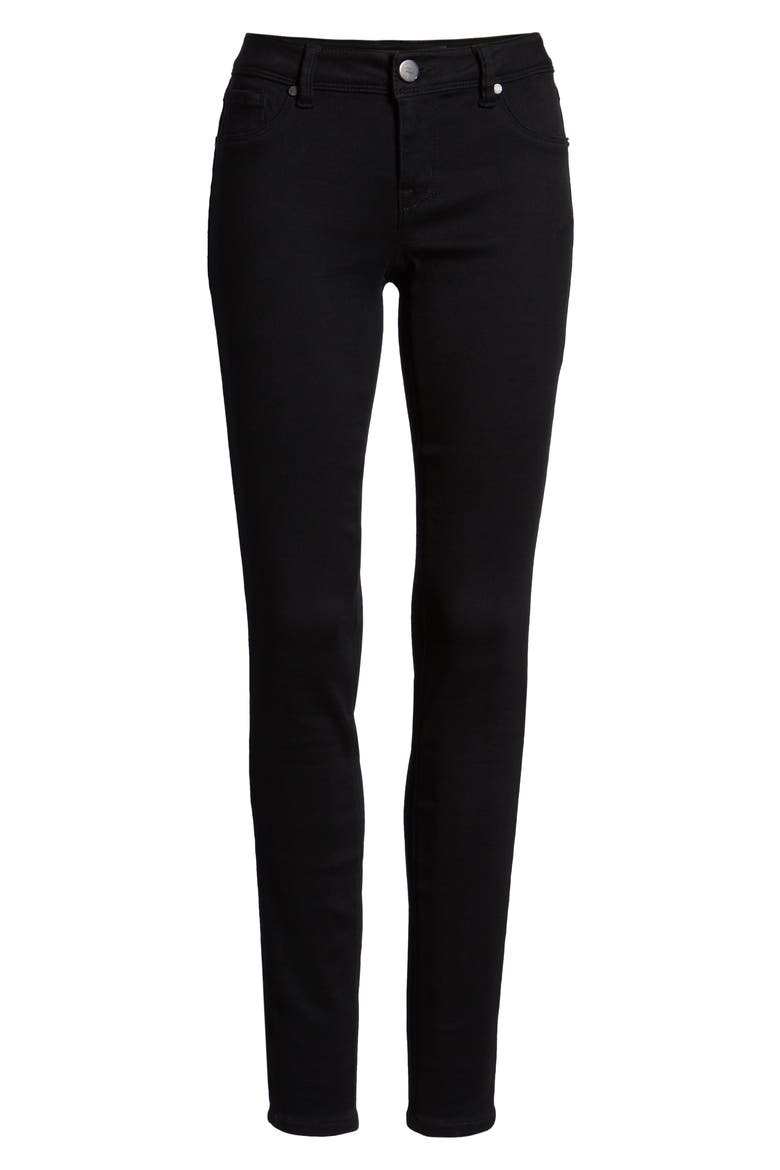Long Butter Jeggings, Alternate, color, BLACK