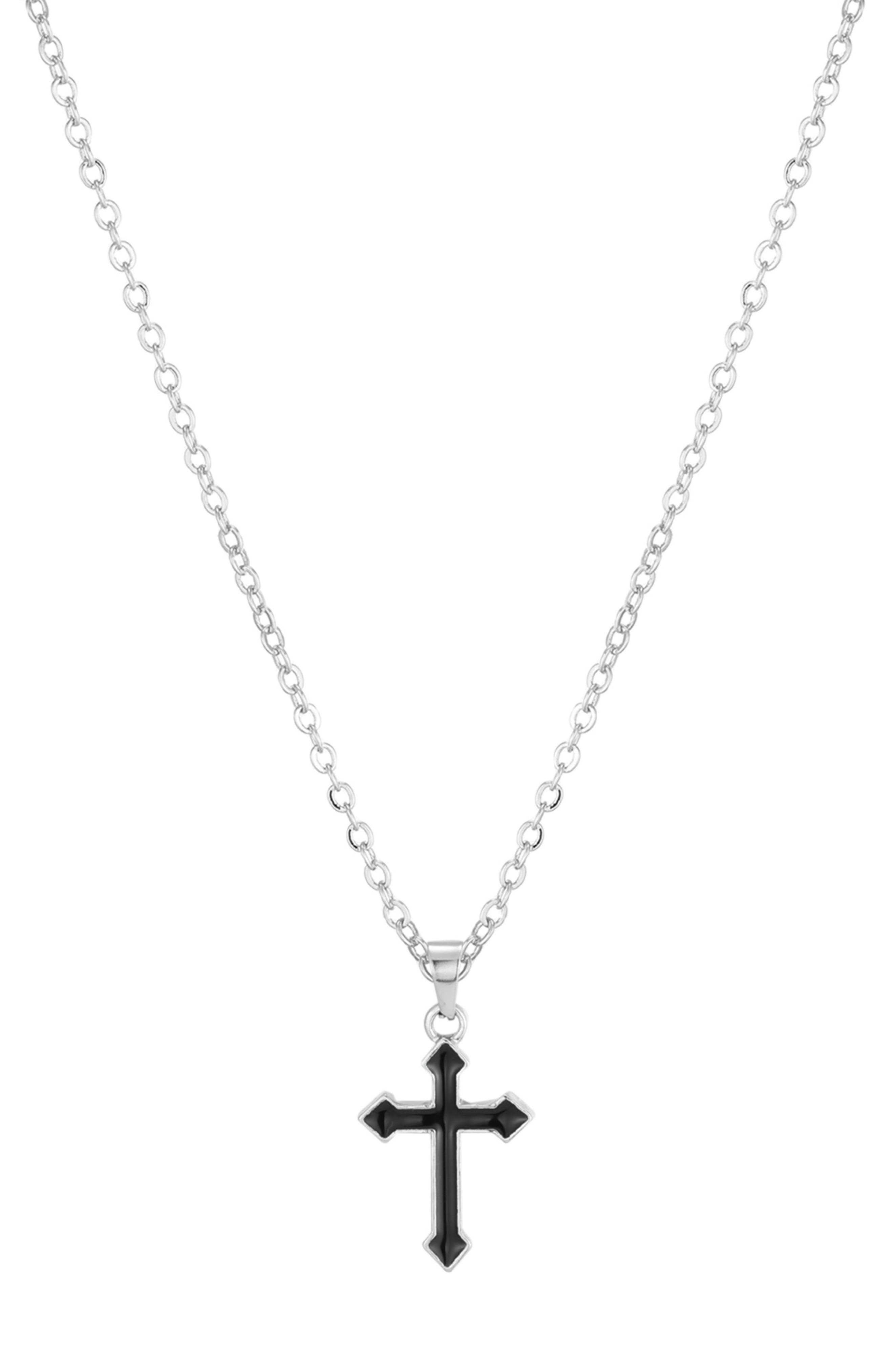 Men's Cross Pendant Necklace