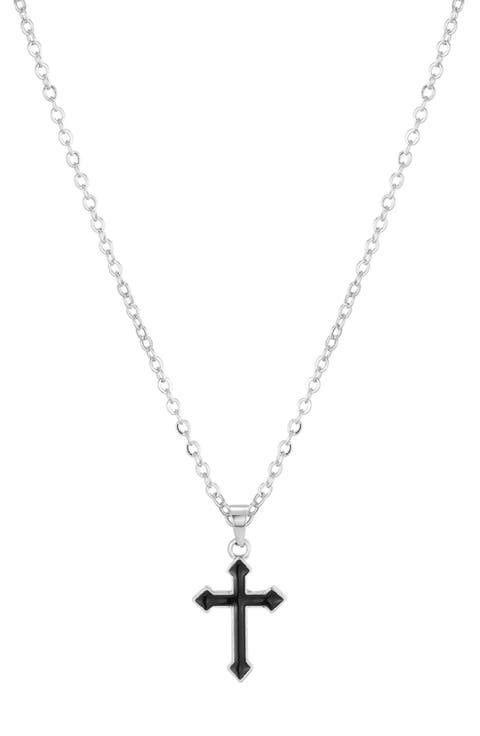Men's Cross Pendant Necklace