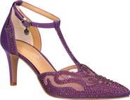 J. Reneé Lisha Rhinestone Pointed Toe Pump