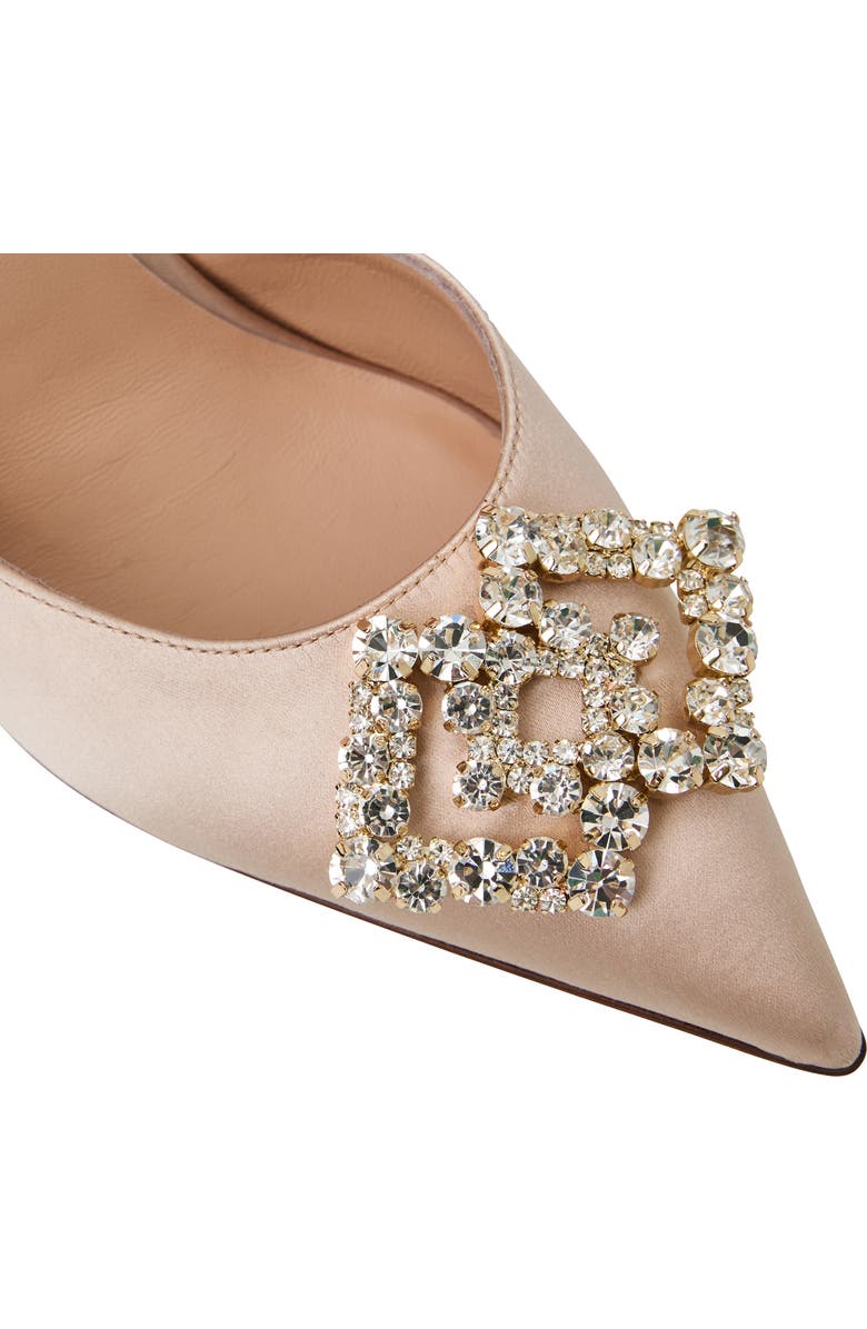 Bruno Magli Moda Slingback Pointed Toe Pump, Alternate, color, Champagne Satin