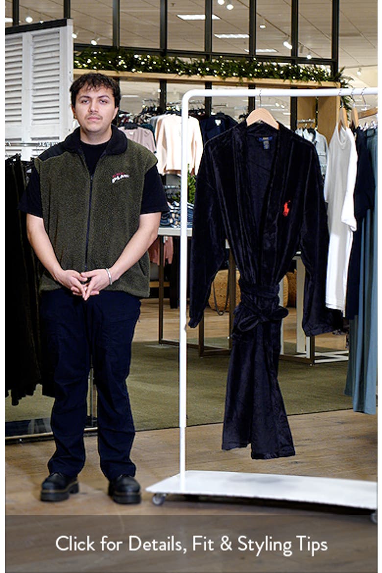 Cotton Fleece Robe video