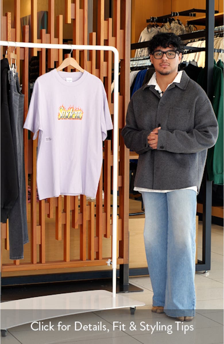 Too Late Oversize Cotton Graphic T-Shirt, sales video thumbnail