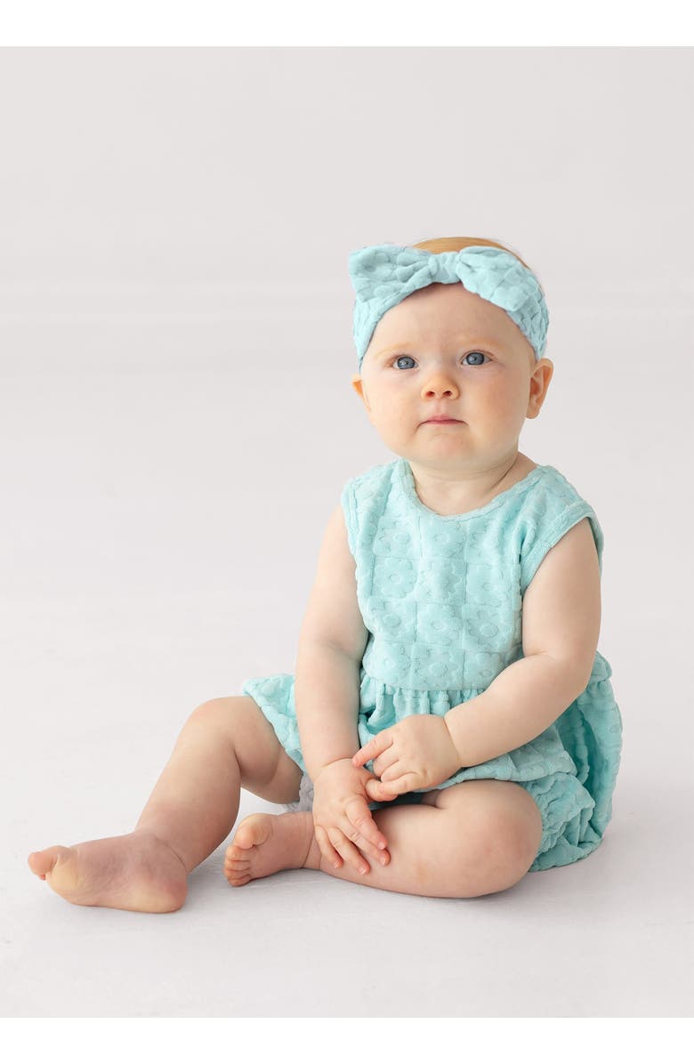 Mabel + Honey Queenie Sleeveless Romper, Alternate, color, Blue