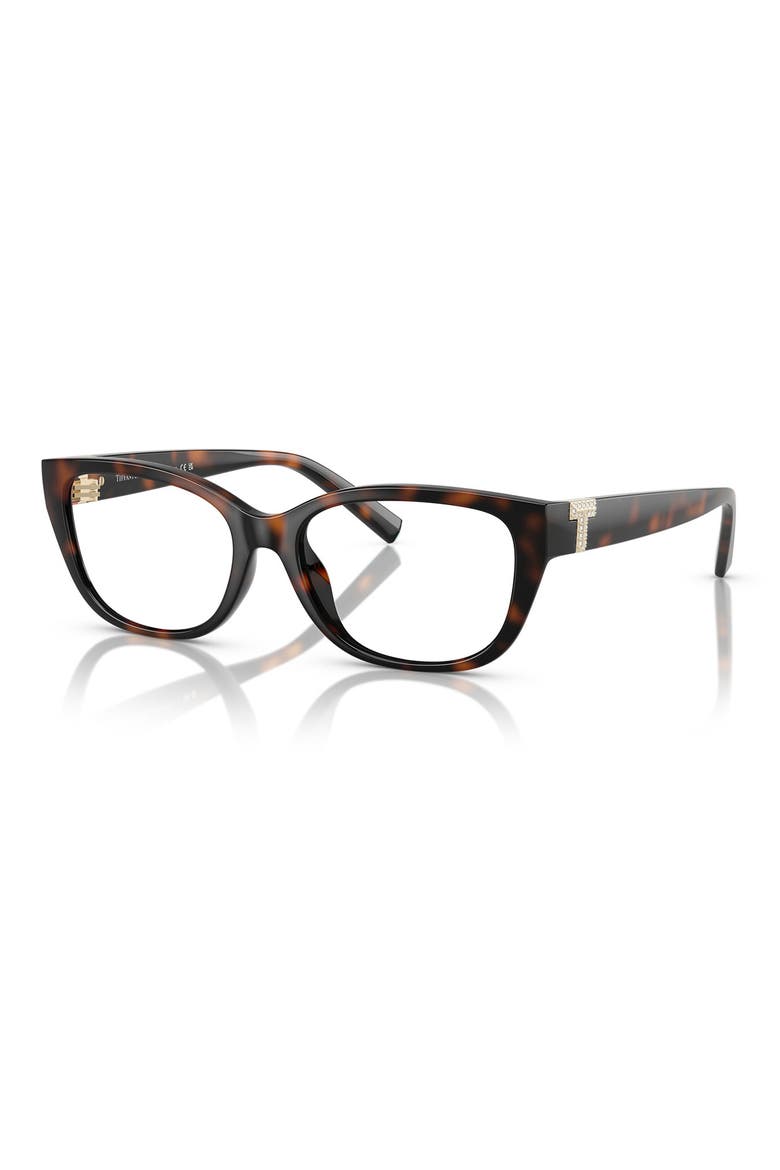 54mm Pillow Optical Glasses, Alternate, color, HAVANA