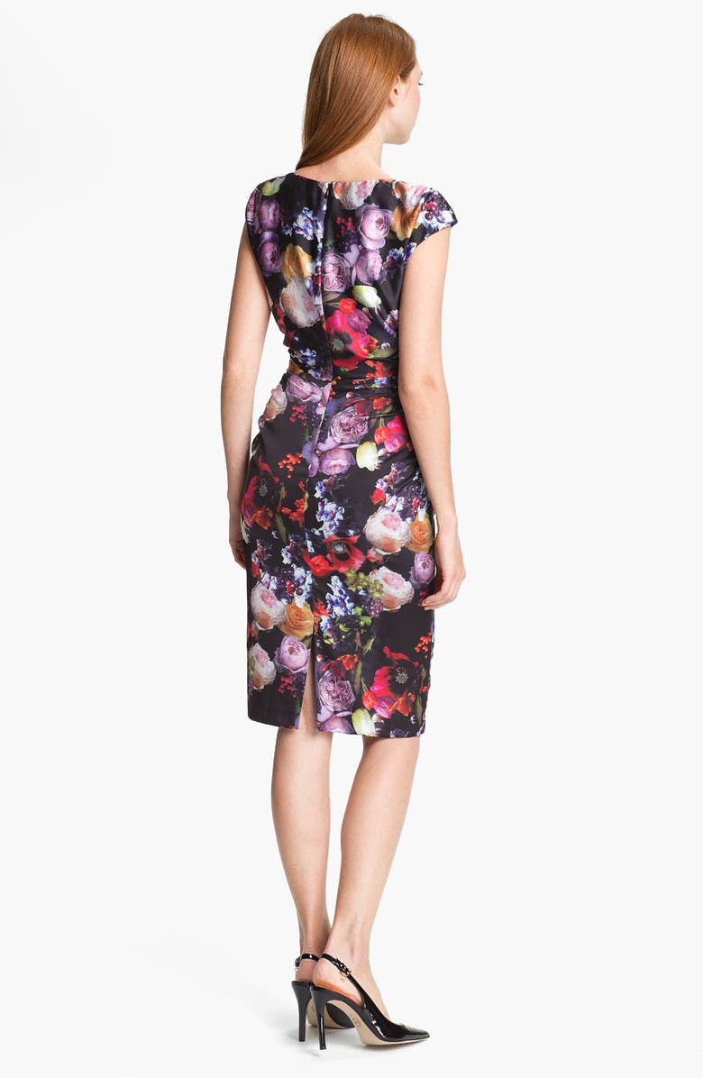 Ivy & Blu Print Sheath Dress, Alternate, color, 