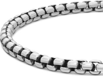 Bel Aire Collection<sup>®</sup> Sterling Silver Bracelet with 14K Yellow Gold, 4mm