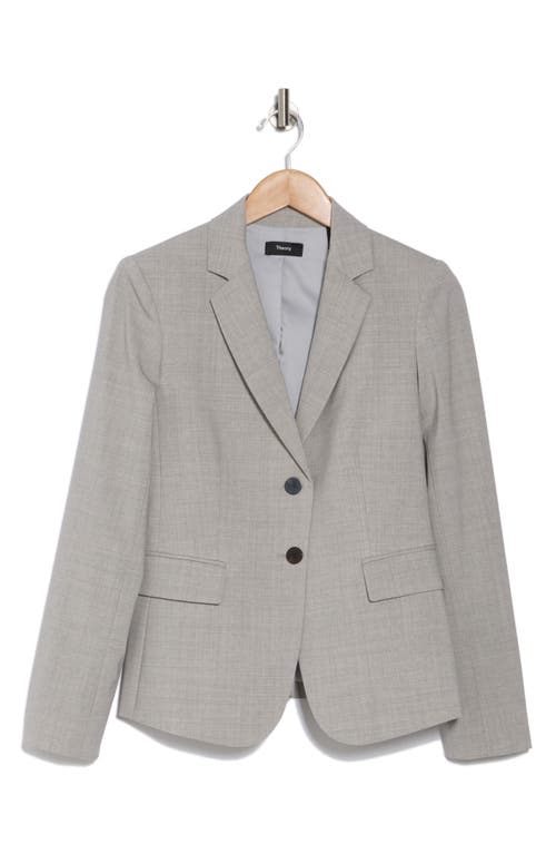 THEORY THEORY CARISSA CLASSIC STRETCH WOOL BLAZER 