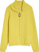 JW Anderson Cable Stitch Zip Cardigan
