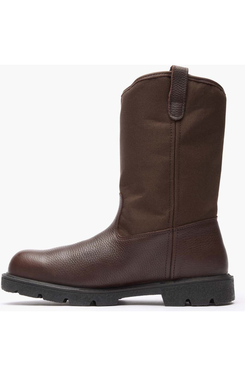 Georgia Boot Homeland Steel Toe Waterproof Wellington, Alternate, color, Brown