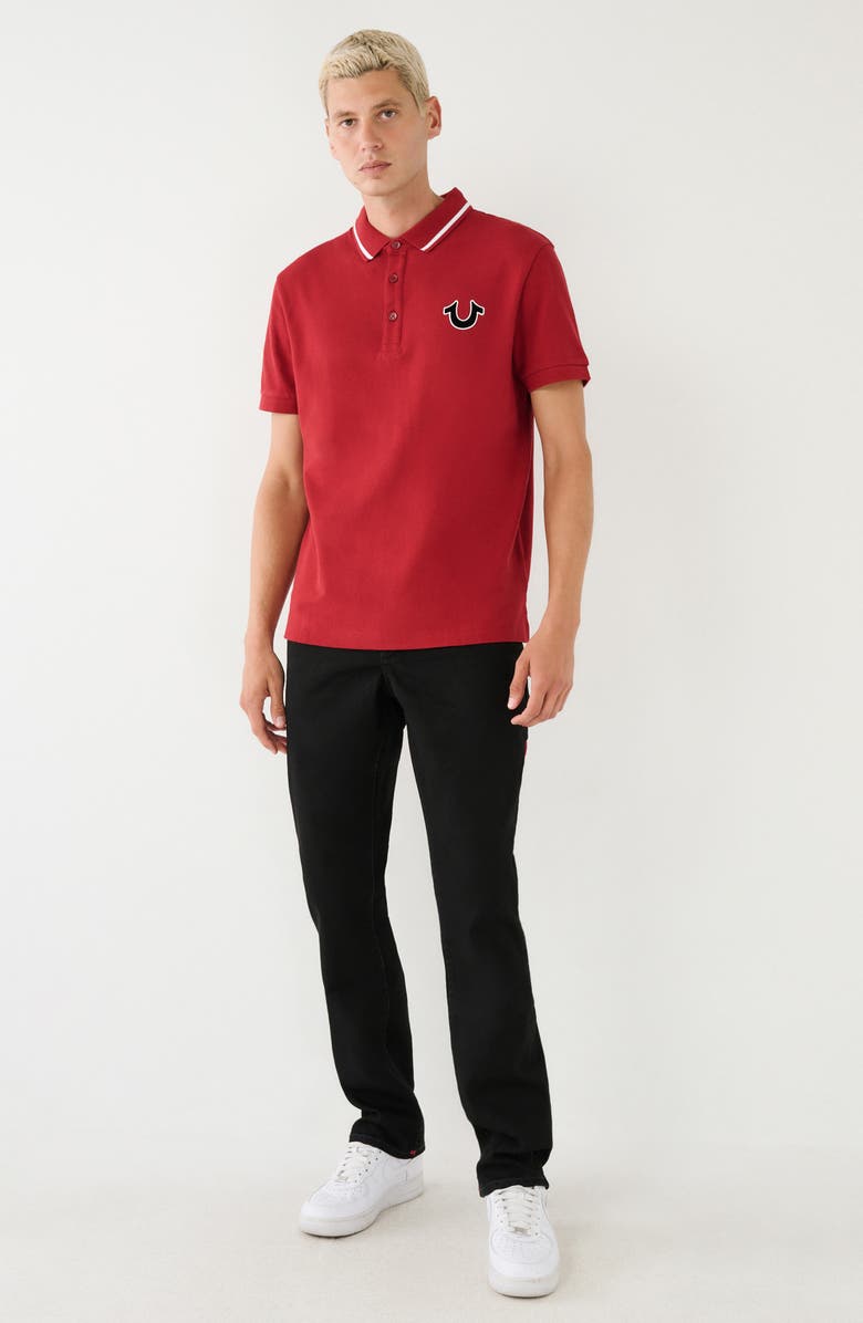 True Religion Ricky Super 'T' Relaxed Straight Leg Jeans, Alternate, color,