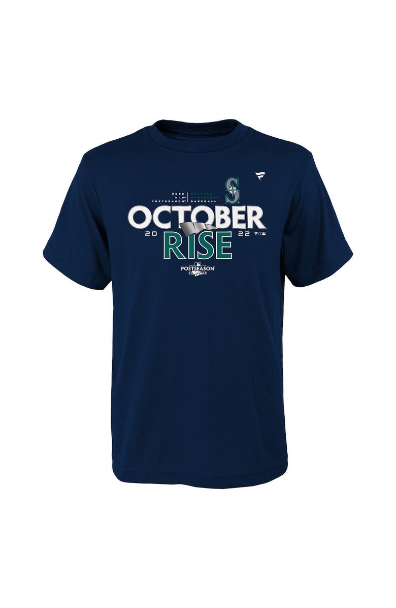 FANATICS Youth Fanatics Branded Navy Seattle Mariners 2022 Postseason T-Shirt, Alternate, color, 