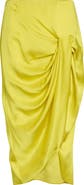 Stella McCartney Draped Satin Skirt