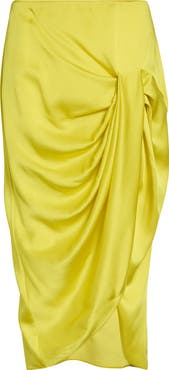 Stella McCartney Draped Satin Skirt