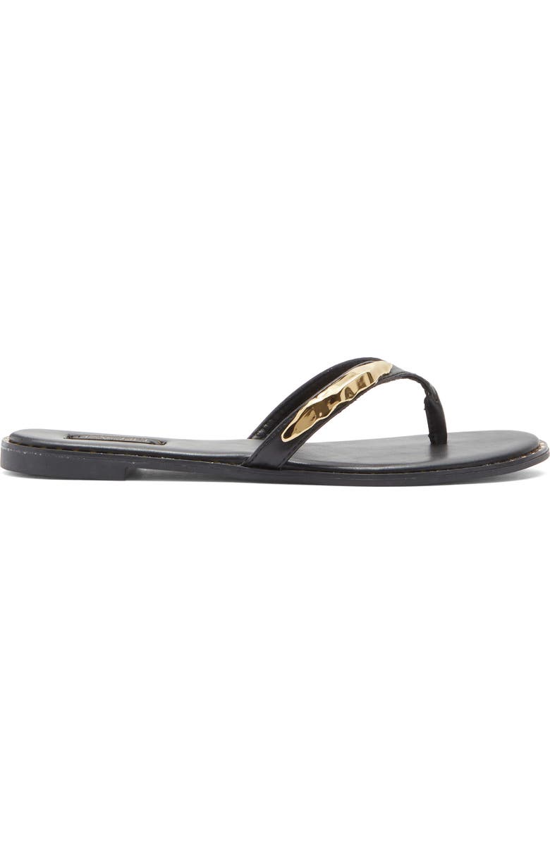 RACHEL Rachel Roy Lisbon Flip Flop, Alternate, color, Black