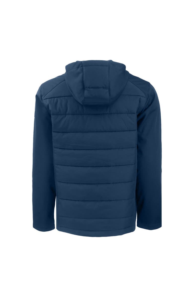 Cutter & Buck Men's Cutter & Buck  Navy San Diego Padres Stars & Stripes Big & Tall Evoke Hybrid Eco Softshell Recycled Full-Zip Hoodie Jacket, Alternate, color, 