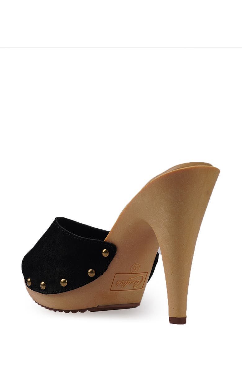 Candie's Viviana Platform Sandal, Alternate, color, Black Suede