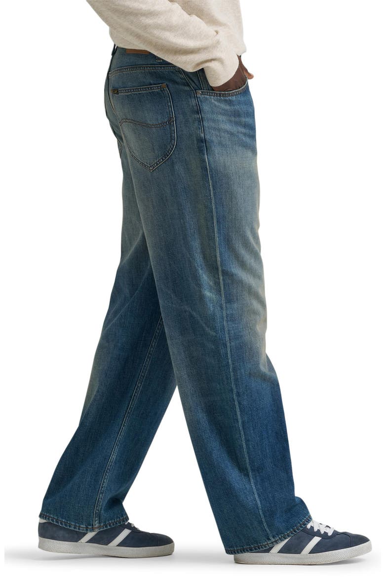 Henry High Waist Baggy Leg Jeans, Alternate, color, BACKBEAT