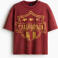 H&M Loose Fit Printed T-shirt