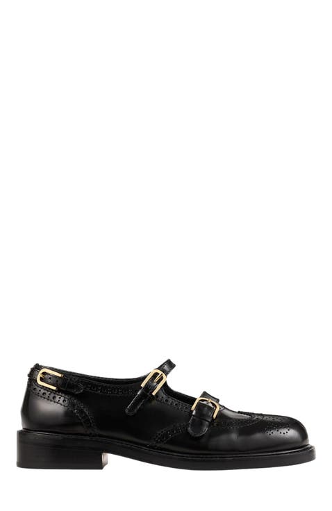 Multi-Buckle Mary Jane loafers