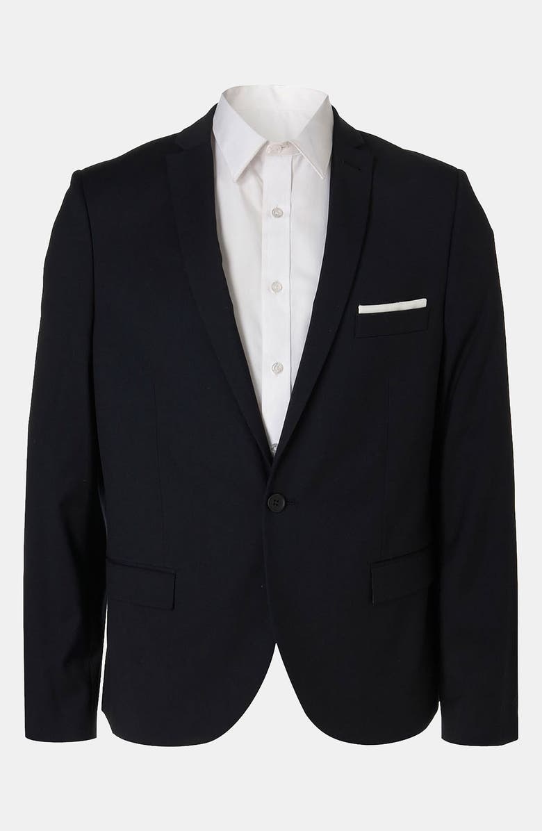 Topman Skinny Blazer, Alternate, color, 