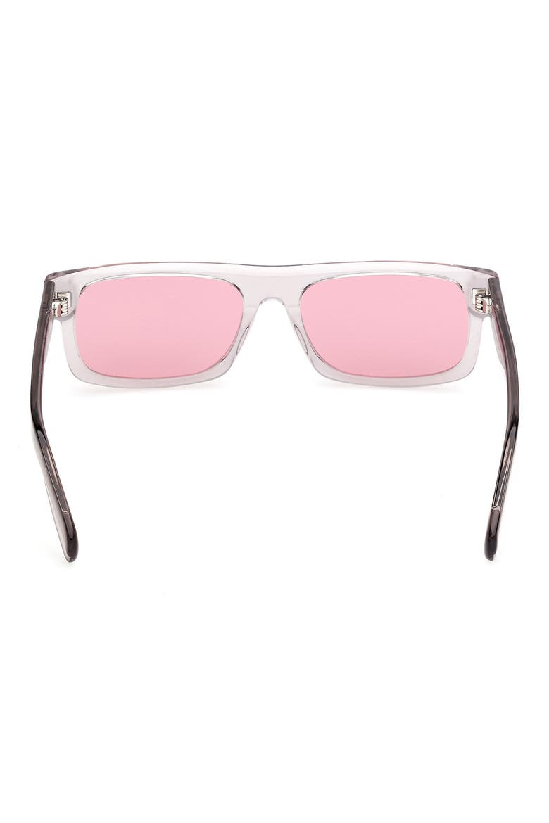 Rectangular Sunglasses, Alternate, color, GREY/ OTHER/ VIOLET