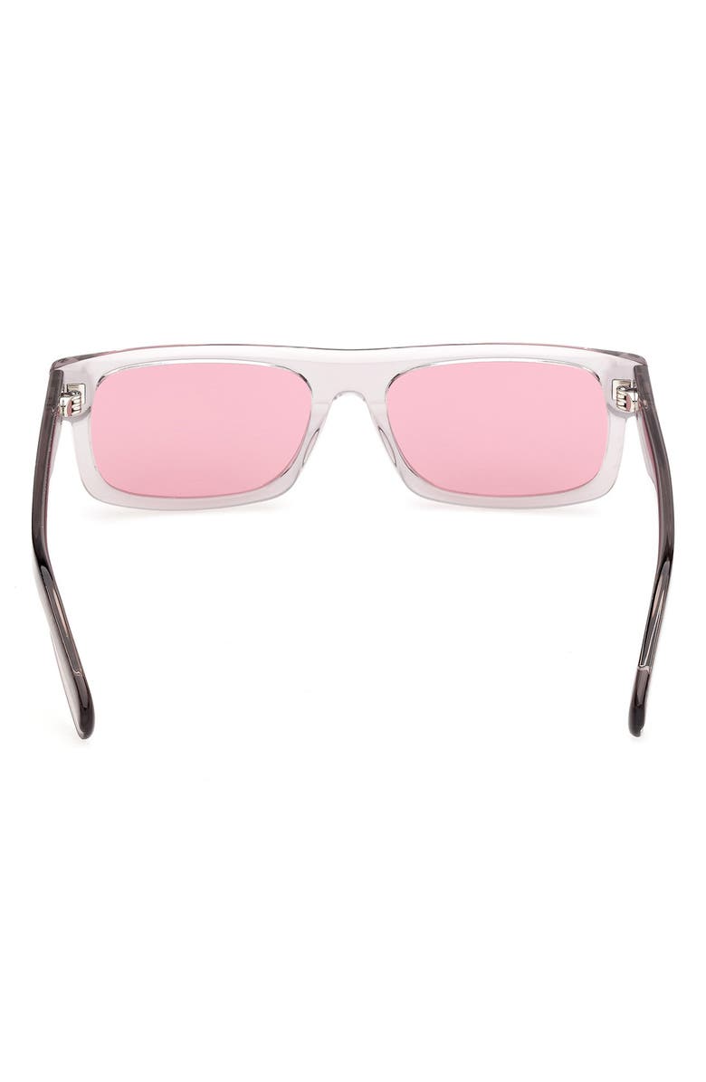 adidas Rectangular Sunglasses, Alternate, color, Grey/ Other/ Violet
