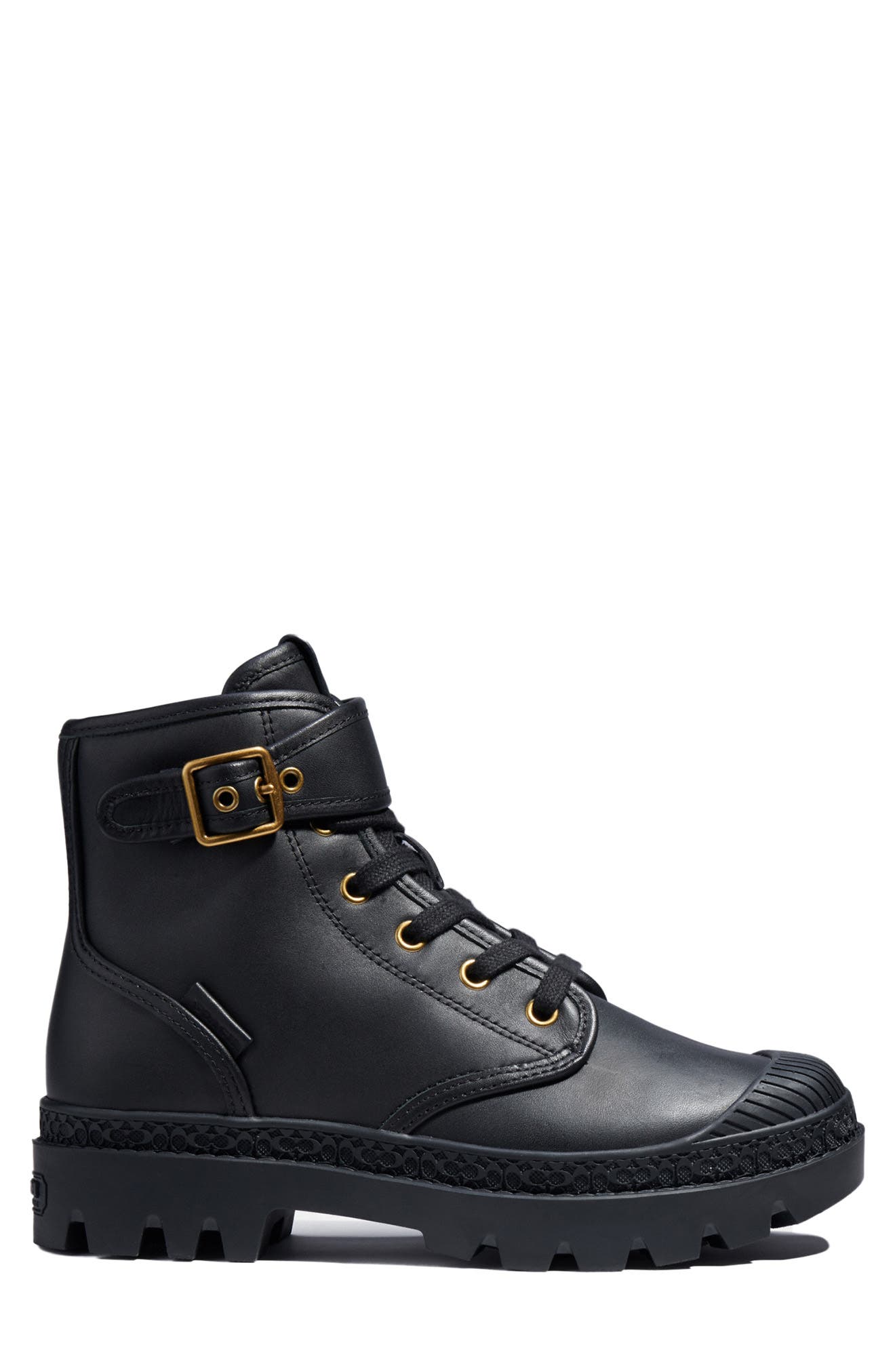 COACH Trooper Combat Boot, Alternate, color, 