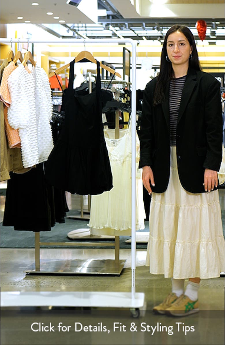 Gigli Bubble Hem Halter Minidress, sales video thumbnail