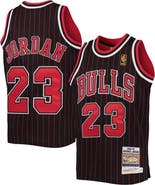 Mitchell & Ness Youth Mitchell & Ness Michael Jordan Black/Red Chicago Bulls 1996-97 Hardwood Classics Authentic Jersey