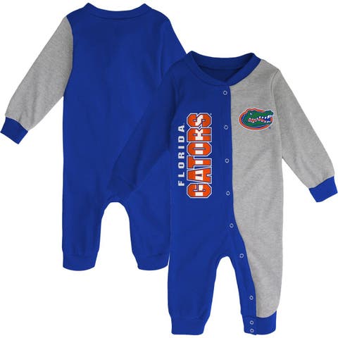 Infant Royal/Heather Gray Florida Gators Halftime Two-Tone Sleeper