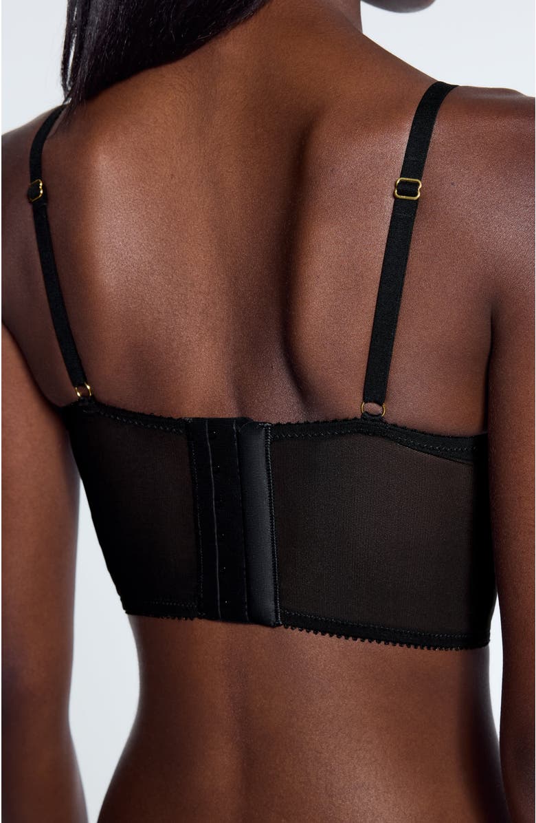 Pepper Lace Lift Up Corset Top, Alternate, color, Black