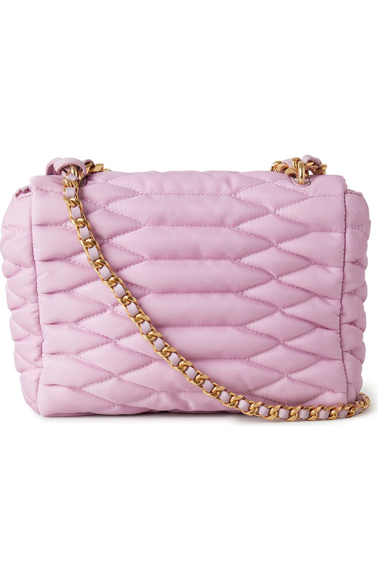 Mulberry Lily Quilted ECONYL<sup>®</sup> Nylon Shoulder Bag, Alternate, color,