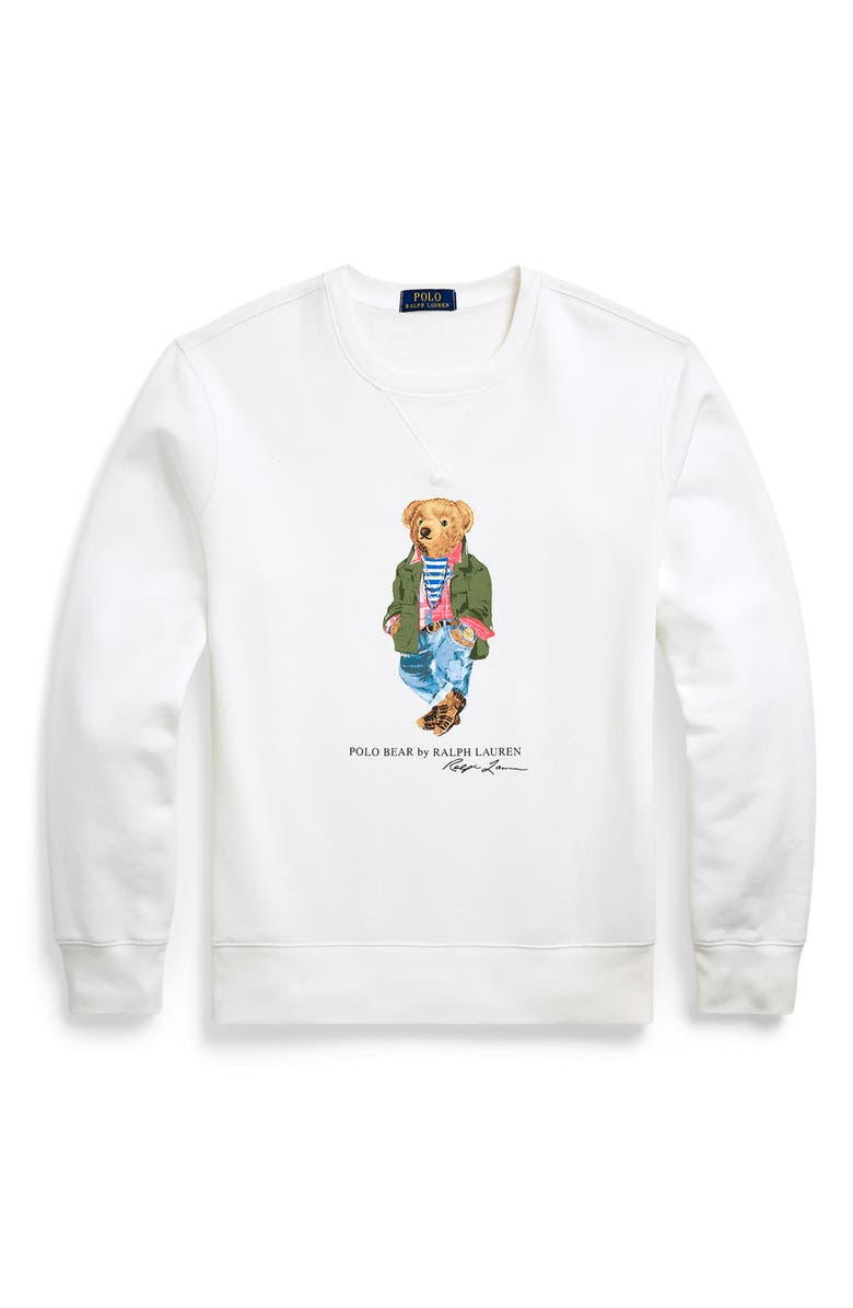 Polo Ralph Lauren Polo Bear Fleece Graphic Sweatshirt, Alternate, color, 