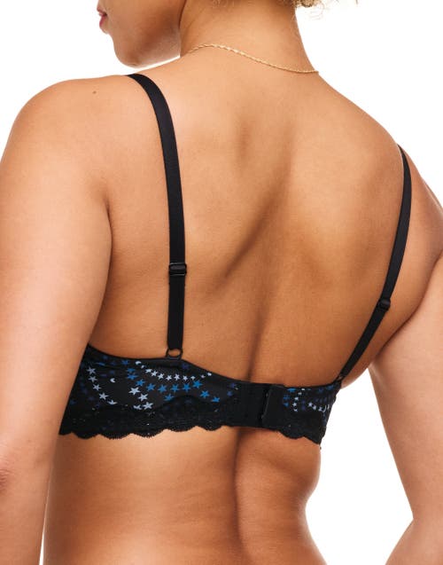 Shop Adore Me Kati Contour Demi Bra In Novelty Black