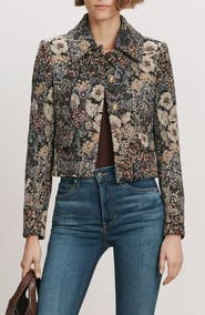 Veronica Beard Wilde Floral Tapestry Jacket