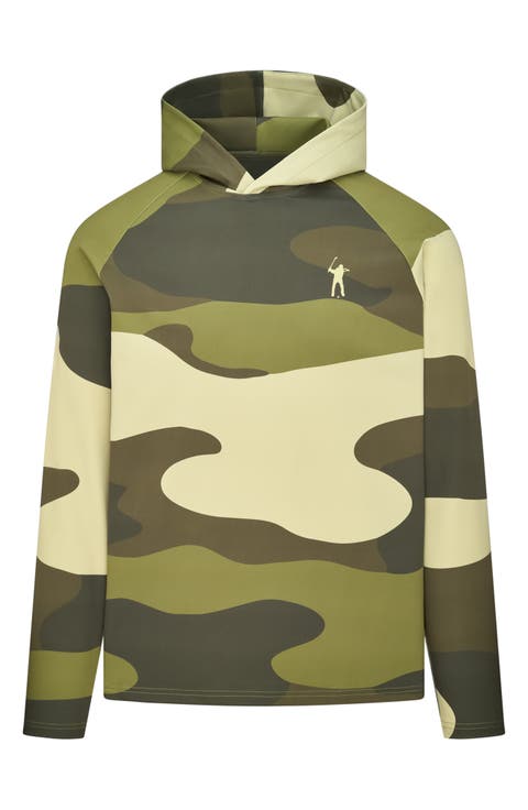 Camo Print Signature Hoodie