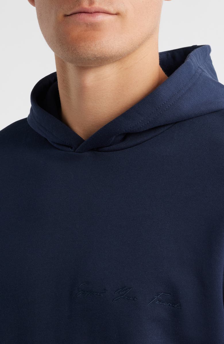 KROST Friends Cotton Terry Hoodie, Alternate, color, Dark Navy