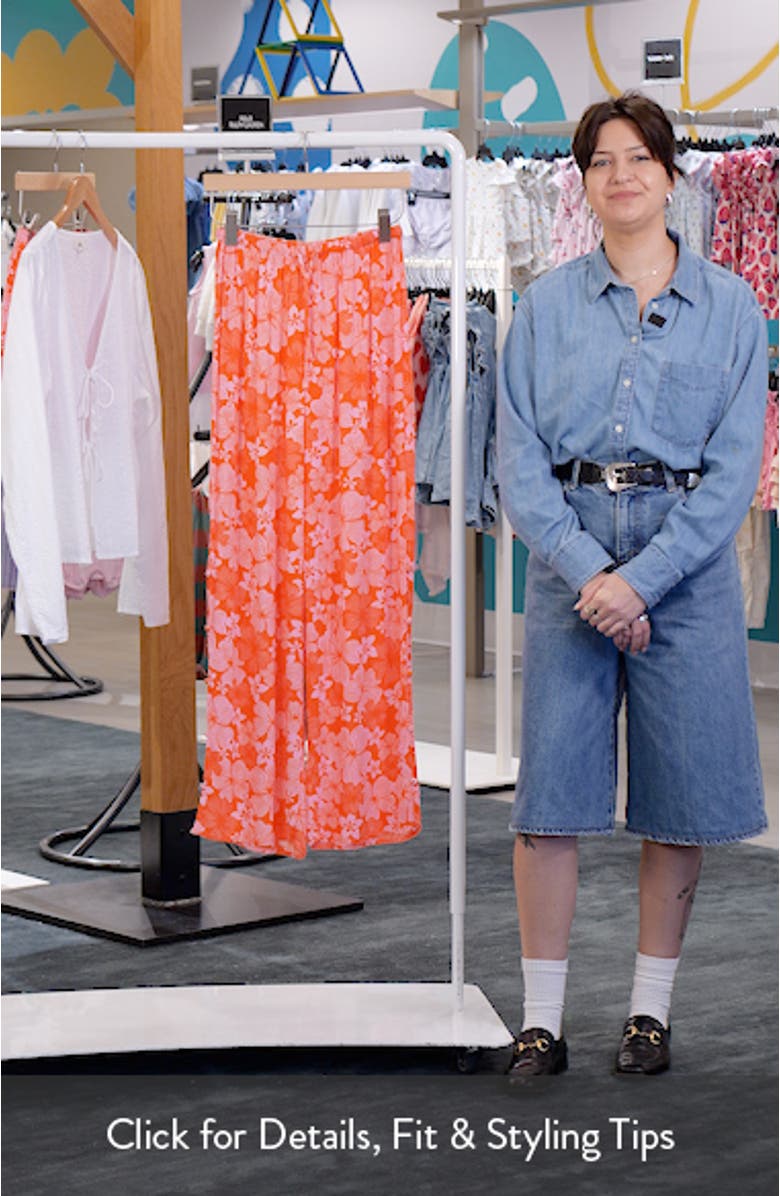 Aloha State Tie Waist Beach Pants, sales video thumbnail