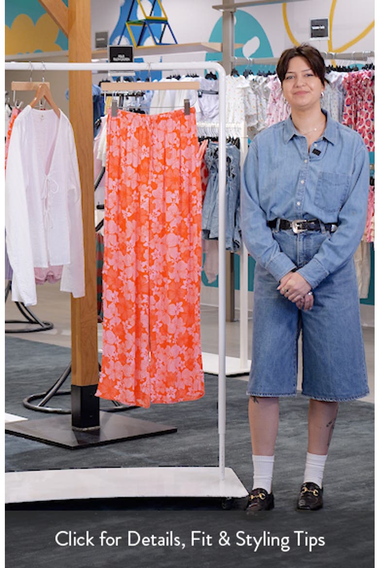 Aloha State Tie Waist Beach Pants video