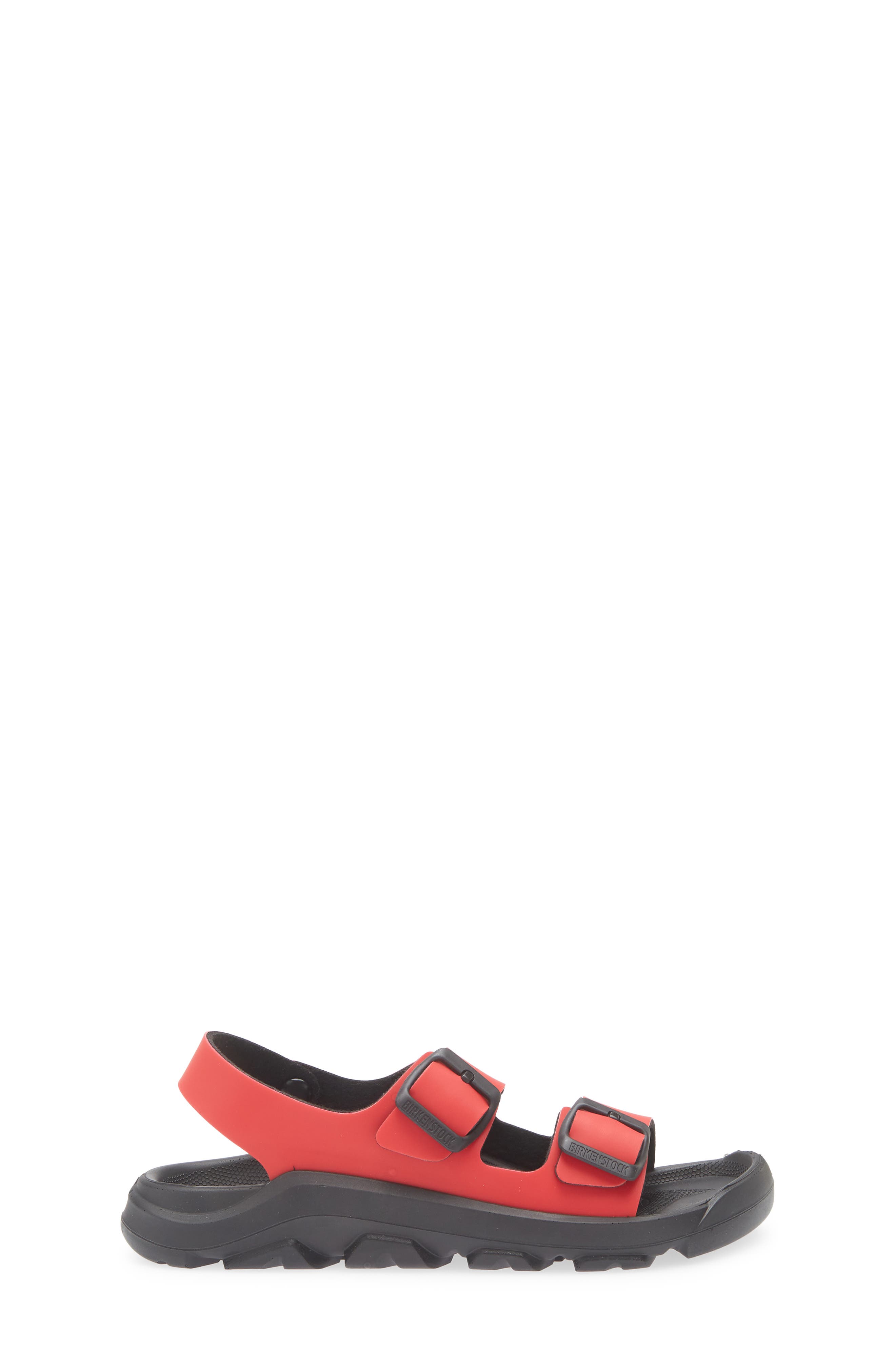 Birkenstock Kids' Mogami Slingback Sandal, Alternate, color, Active Red/ Black