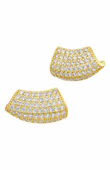 SAVVY CIE JEWELS Pavé Modern Ear Climbers