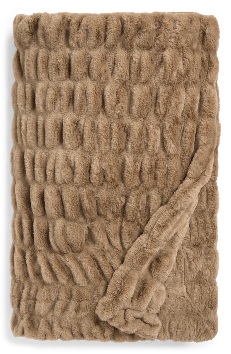 LOLA BLANKETS Original Throw Blanket, Main, color, Desert Dune