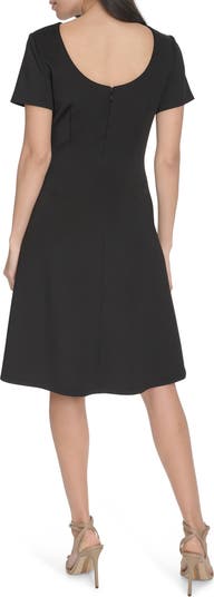 Short Sleeve A-Line Dress