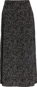 Valentino Garavani Starry Silk Crêpe de Chine Skirt