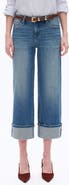 Bayeas Cuffed Low Rise Relaxed Straight Leg Jeans