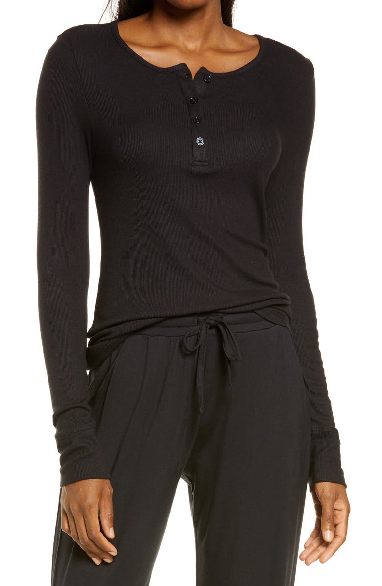 Tommy John Ribbed Henley, Main, color,