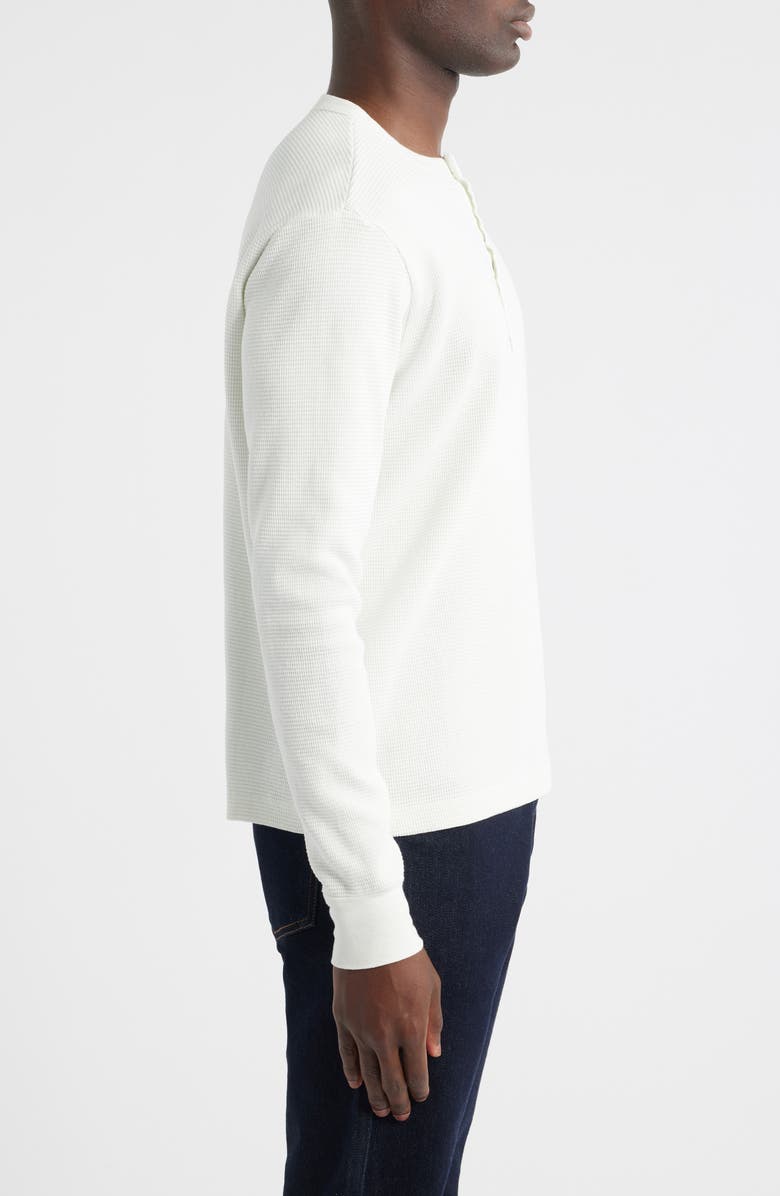 925 Originals Stock Waffle Knit Henley, Alternate, color, Washed White