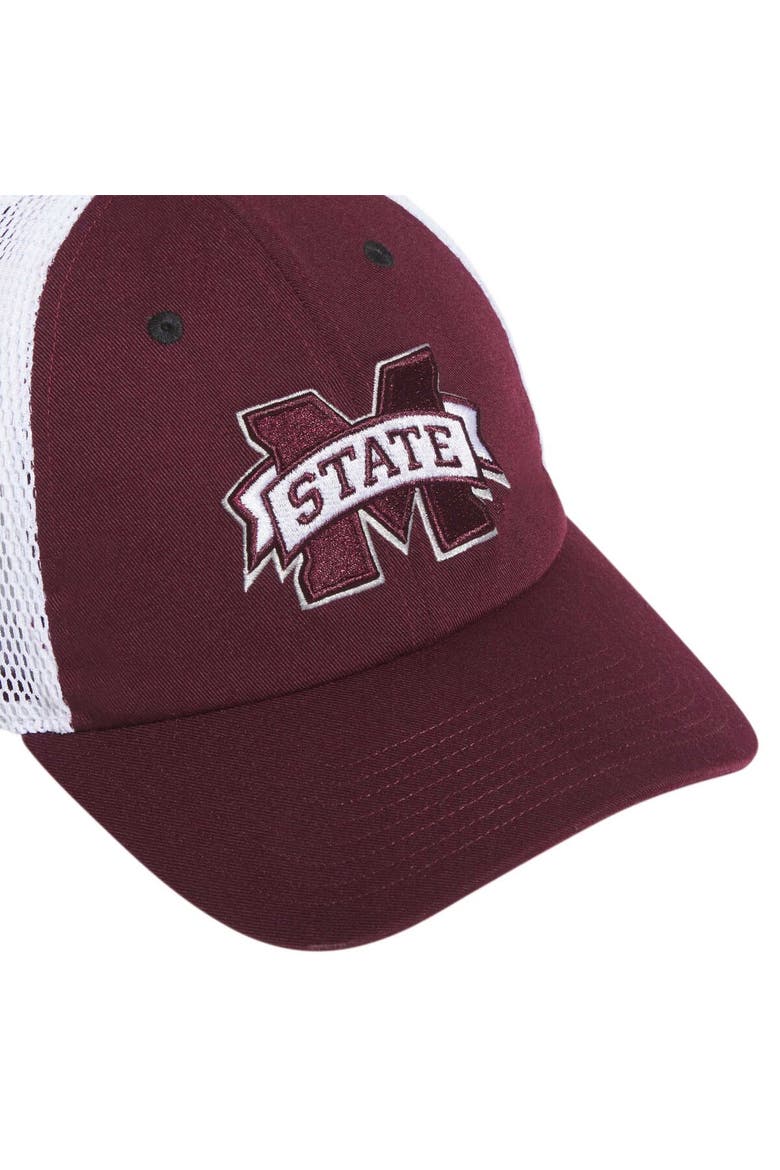 Men's adidas Maroon Mississippi State Bulldogs Mascot Slouch Trucker Adjustable Hat, Alternate, color, Maroon
