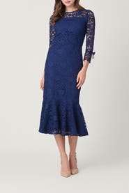 Shoshanna Park Floral Lace Suzanne Dress